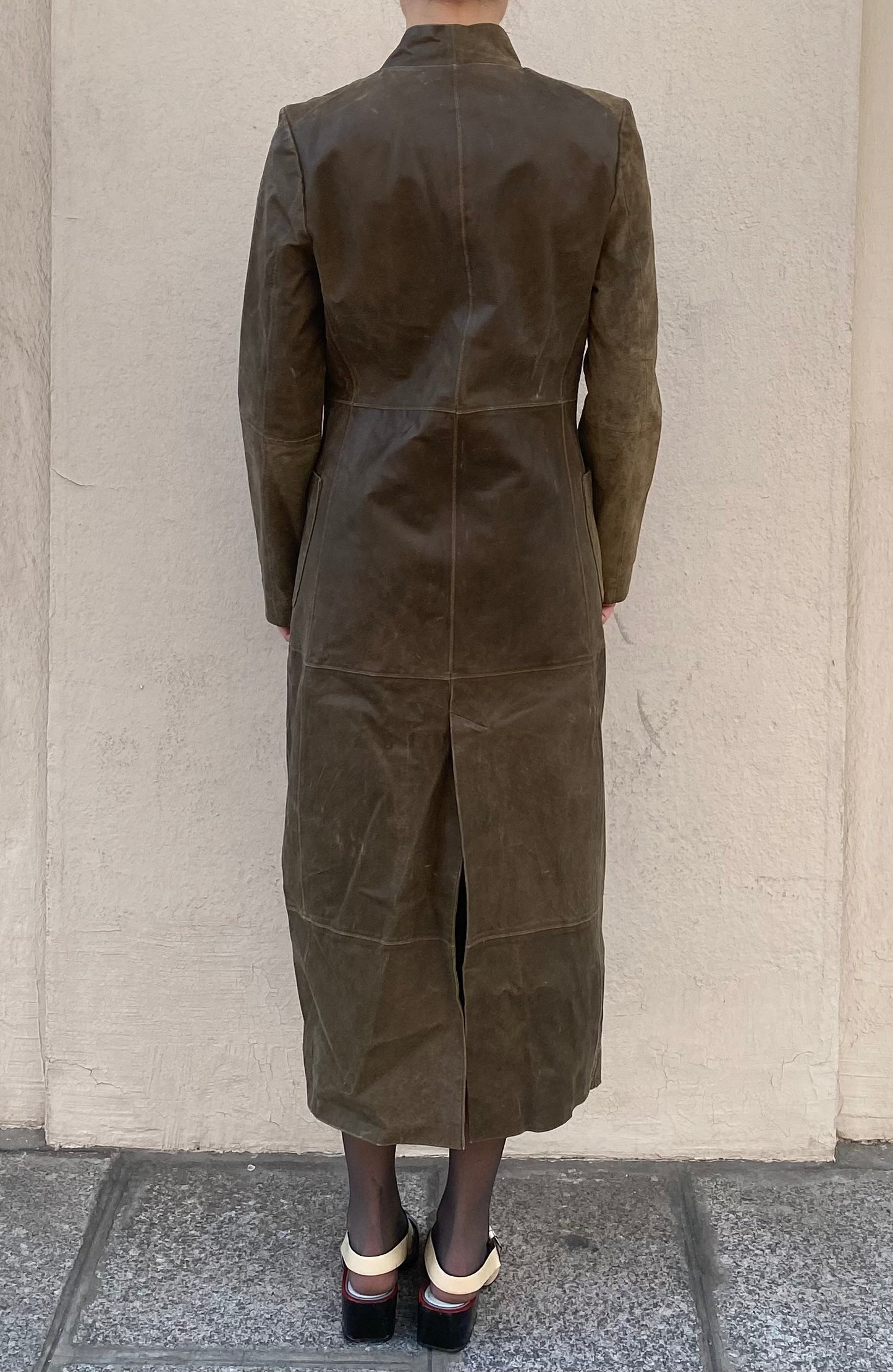 DESIGNER LEATHER COAT