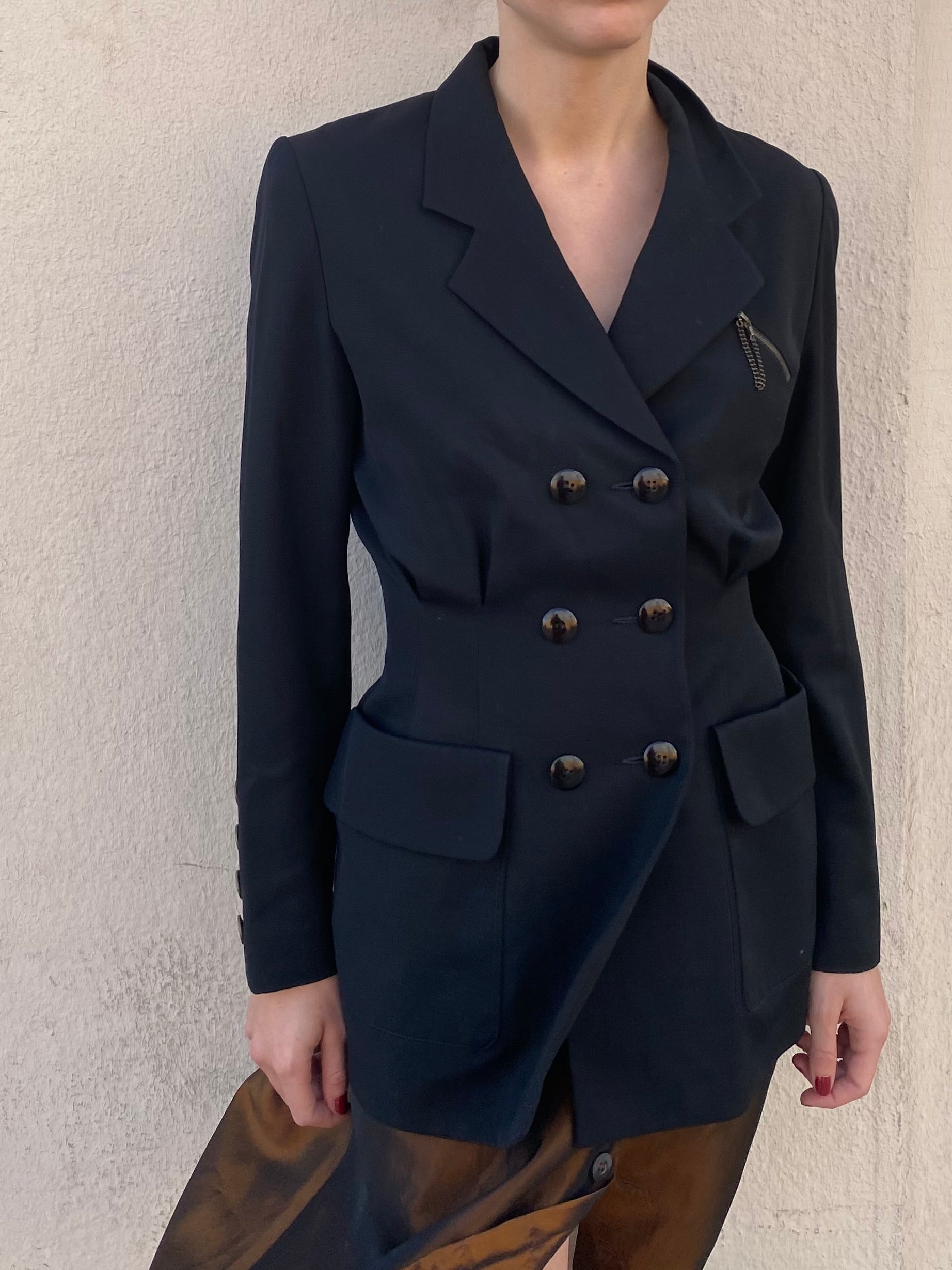 BARBARA BUI NAVY BLAZER