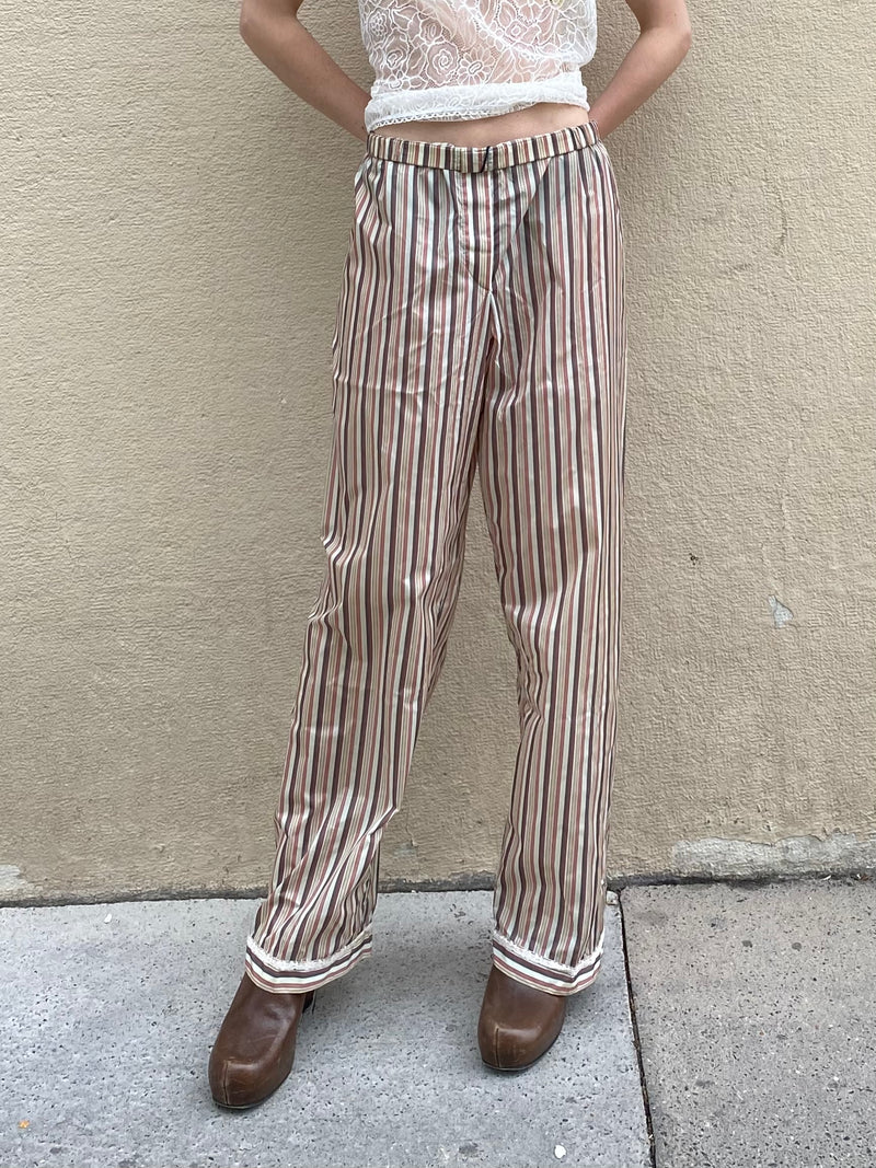 PRADA WATERPROOF STRIPED PANTS