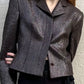 ROCHAS SEQUIN BROWN JACKET 1990s