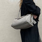 PRADA LIGHT GREY LEATHER BAG