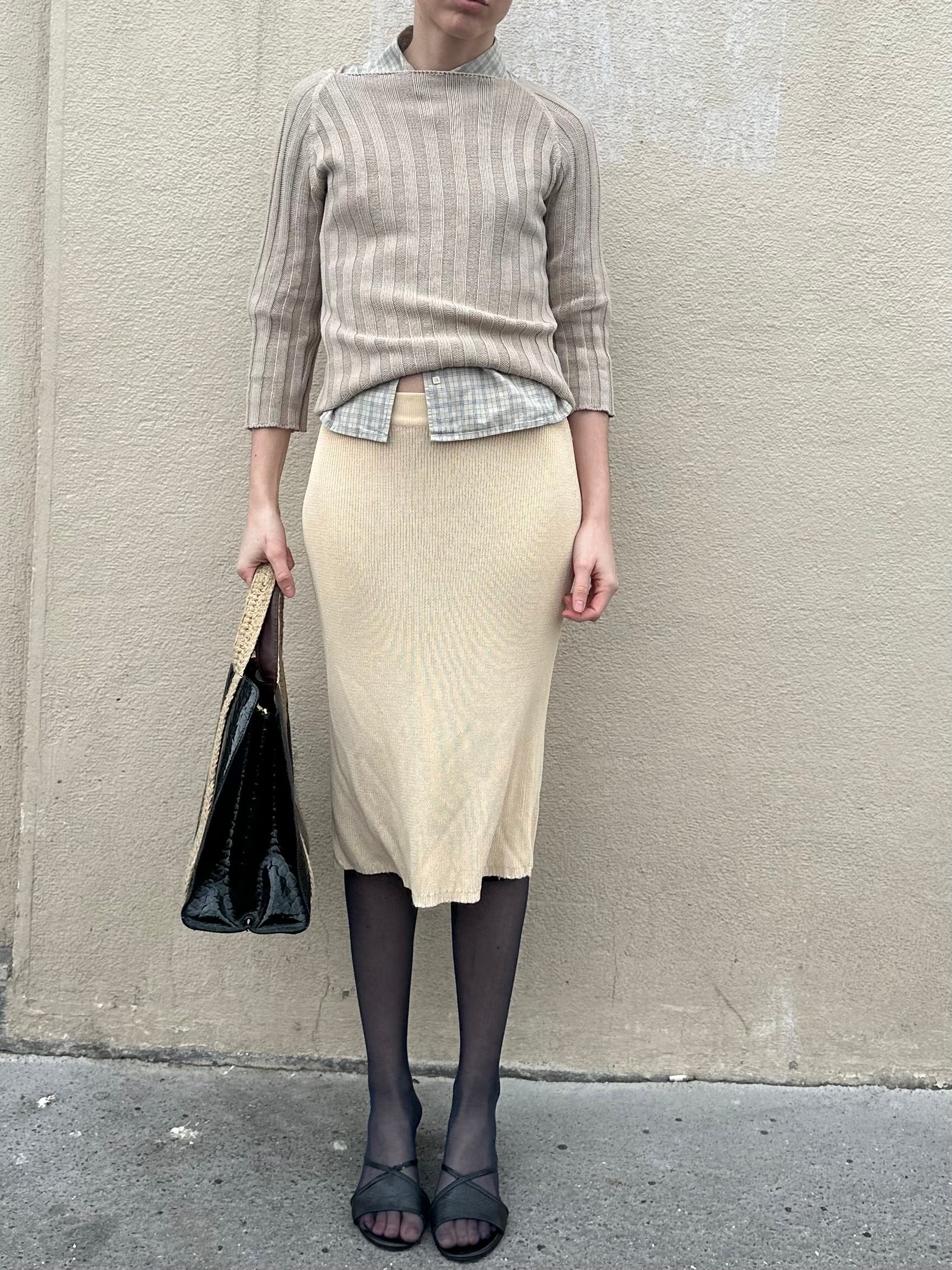 ROCHAS KNIT SKIRT