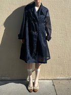 VINTAGE TRANSPARENT TRENCH DRESS