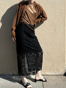 VINTAGE EMBROIDED SKIRT