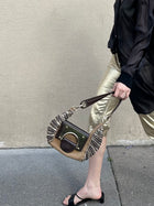 DIANE VON FURSTENBERG GOLDEN BAG