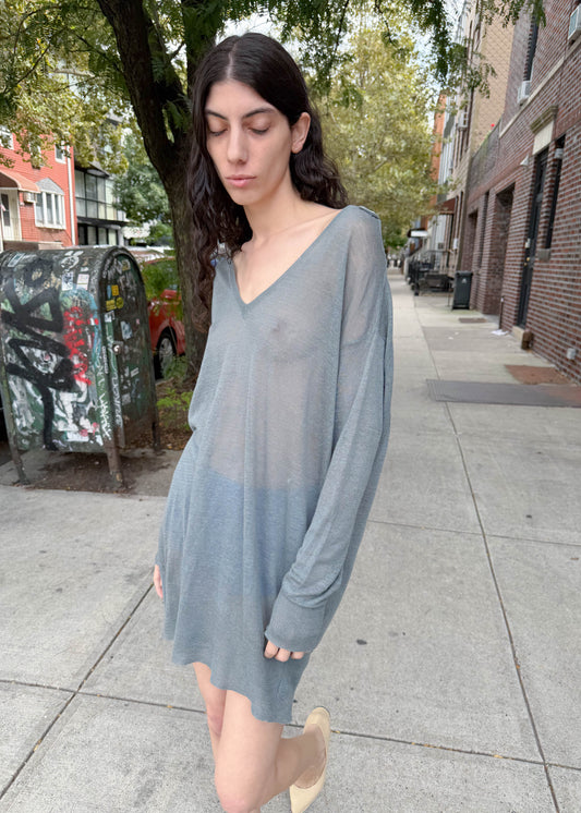 Pier grey mesh dress