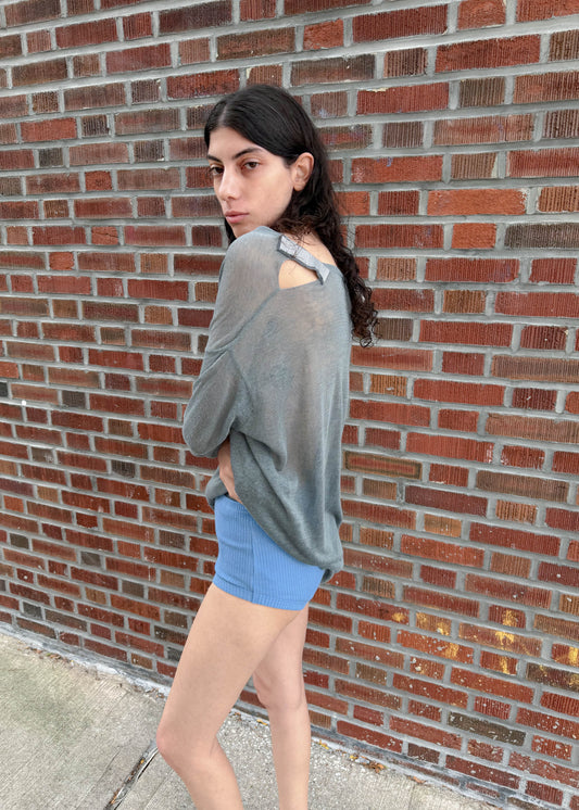 Pier grey mesh dress