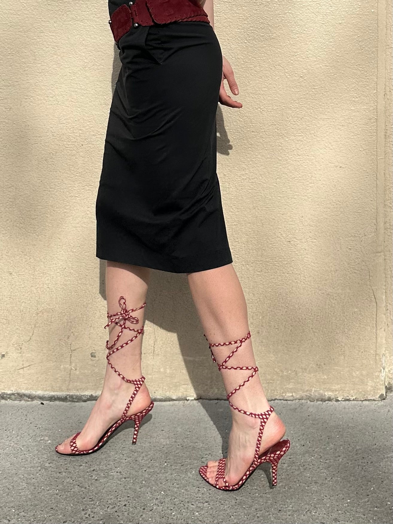 PIERRE HARDY LACE UP HEELS