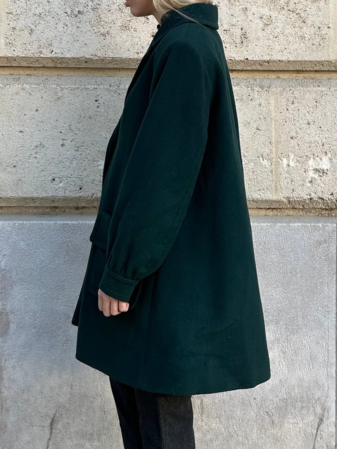 SAINT LAURENT 1980s WOOL COAT