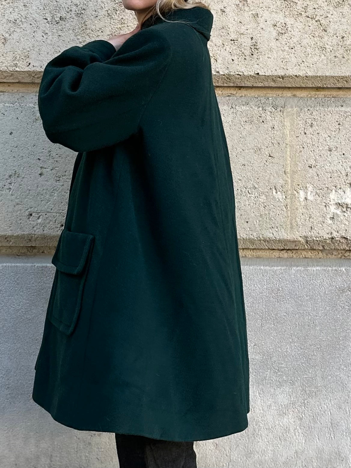 SAINT LAURENT 1980s WOOL COAT