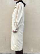 GIVENCHY CREAM COAT 1980s