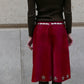 MARNI LEATHER STUDDED SKIRT