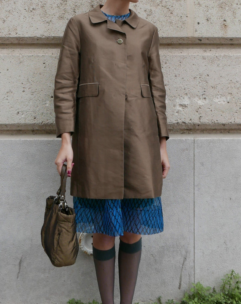 GERARD DAREL SHINY DATE COAT